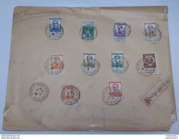 Timbres Albert 1er Type " Pellens " Sur Enveloppe En Recommandé Avec Cachets Le Havre Spécial .. Lot125 . - 1912 Pellens