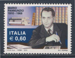 Italy Italie Italia 2010 Mi 3364 YT 3125 ** Mario Pannunzio (1910-1968) Writer, Schiftsteller, And Politician - Schriftsteller