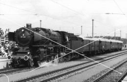 Orig. XXL Foto Deutsche Bundesbahn Tender Lok Eisenbahn Dampflok Tenderlokomotive 01 150 - Treinen