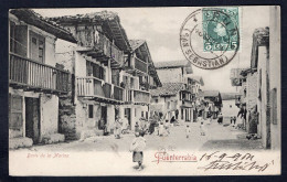 SPAIN Fuenterrabia Postcard 1904 Bario De La Marina. Mailed To Canada (h1052) - Guipúzcoa (San Sebastián)