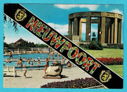 * Nieuwpoort - Nieuport (Kust - Littoral) * (Uitgever Van Mieghem A.) Monument, Piscine, Swimming Pool, Zwembad, Bikini - Nieuwpoort