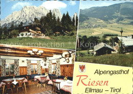 72231701 Ellmau Tirol Alpengasthof Riesen Ellmau - Otros & Sin Clasificación