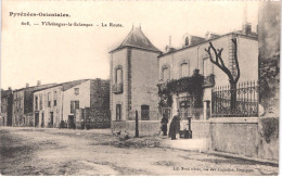 FR66 VILLELONGUE DE LA SALANQUE - Brun 608 - La Route - Fontaine - Animée - Belle - Sonstige & Ohne Zuordnung
