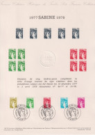 1978 FRANCE Document De La Poste Sabine 1977 1978 N° 3 Juin 1978 - Postdokumente