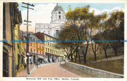 R106033 Mountain Hill And Post Office. Quebec. Canada. Valentine. 1923 - Monde