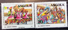 Angola 1988, 10 Years Of Annual Independence Celebrations, MNH Stamps Set - Angola