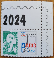 France Timbre Neuf ** N° 2024-019 - Année 2024 - Marianne De L'avenir PARIS PHILEX 2024 - Unused Stamps