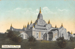 CPA BIRMANIE / ANANDA PAGODA / PAGAN - Autres & Non Classés