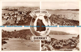 R106822 Good Luck From Guernsey. Multi View. RP - Welt