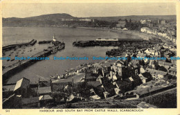 R106823 Harbour And South Bay From Castle Walls. Scarborough. Webster - Welt