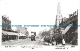 R106096 Old Clapham. High Street And Horse Tram. Croydon - Welt