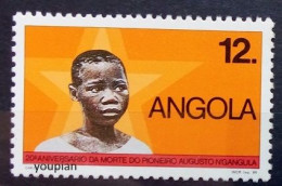 Angola 1989, 20th Death Anniversary Of Augusto N'Gangula, MNH Single Stamp - Angola