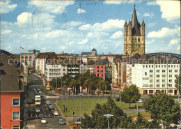 72231234 Koeln Rhein Heumarkt Mit Gross St Martin Kloster Koeln Rhein - Köln