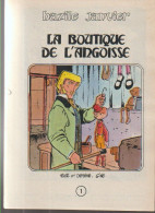 Mini-Bibliothèque:   "BAZILE JANVIER - LA BOUTIQUE DE L'ANGOISSE".    1981.  Texte Et Dessin: Gine - Spirou Magazine