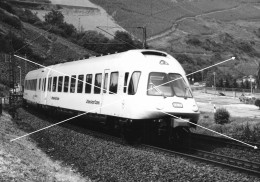 Orig. XXL Foto Deutsche Bundesbahn Lok Eisenbahn E-Lokomotive Lufthansa Airport Express - Treinen