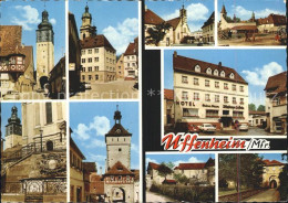 72231140 Uffenheim Hotel Motel Gruener Baum Tor Kirche Schloss Uffenheim - Other & Unclassified