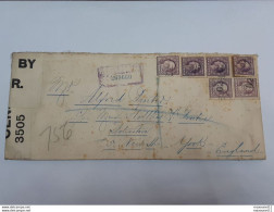 Marcophilie - Enveloppe Avec Timbres Des Etats-Unis Et Cachets Divers Envoyée Vers York - England .. Lot125 . - Postal History