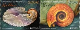 Greece - 2024 - Europa CEPT - Underwater Fauna & Flora - Mint BOOKLET Stamp Set With Varnish - Ungebraucht