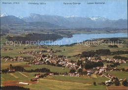 72230693 Wallersee Fliegeraufnahme Watzmann Untersberg Reiteralp Loferer Steinbe - Sonstige & Ohne Zuordnung