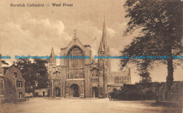 R106924 Norwich Cathedral. West Front - Welt