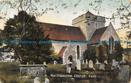 R106927 Northbourne Church. Kent. Kent. 1909 - Welt