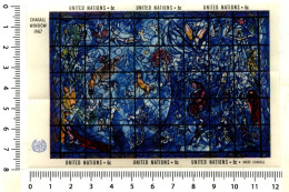 Bloc NEUF De 6 Timbres Des Nations Unies - "VITRAIL De Marc CHAGALL" - 1967 - 011 - Autres & Non Classés