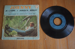 JOHNNY HALLYDAY  JE L AIME RARE EP 1966 VARIANTE POCHETTE PAPIER BEATLES BOB DYLAN VALEUR+ - 45 Rpm - Maxi-Singles