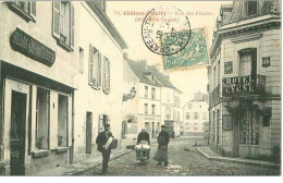 02.CHATEAU THIERRY.RUE DES FILOIRS (HOTEL DU CYGNE).MAGASIN H VOIRIN.BILLARDS.MARCHAND DE JOURNEAUX - Chateau Thierry