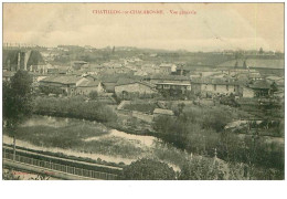 01.CHATILLON SUR CHALARONNE.n°9629.VUE GENERALE.PLIE - Châtillon-sur-Chalaronne