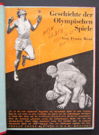 Geschichte Der Olympischen Spiele By Franz Mezö 1930 - Alte Bücher