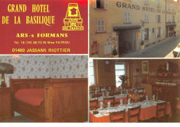 01 . N°200005 . ARS SUR FORMANS . GRAND HOTEL DE LA BASILIQUE . CPSM . 14,5 X 10,5 - Ars-sur-Formans