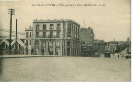 02.ST QUENTIN.VUE PRISE DU PONT DU CANAL.MAGASIN AMEUBLEMENTS TAPIS....TROU DE PUNAISE - Saint Quentin