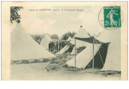 02.SISSONNE.n°12572.CAMP DE SISSONNE.A TRAVERS LES TENTES - Sissonne