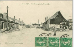 02.LAON.VUE PRISE DU MONT DE VAUX.TRAIN. - Laon