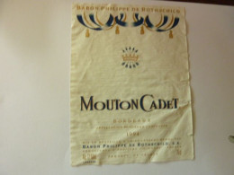 MOUTON CADET - Baron Philippe De Rothschild - 1994 - Bordeaux