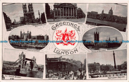 R107026 Greetings From London. Multi View. Tuck - Other & Unclassified
