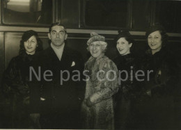 EDDIE CANTOR 1934 Acteur Comique USA Paris Gare Saint Lazare - Famous People