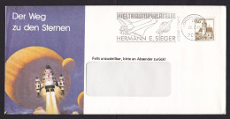 Germany: Advertorial Cover, 1987, 1 Stamp, Castle, Cancel Space Shuttle, Sent By Sieger (minor Damage At Back) - Covers & Documents