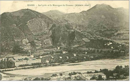 04.DIGNE.LE LYCEE ET LA MONTAGNE DU COUSSON - Digne