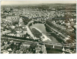 03.MONTLUCON.n°13855.LE PONT DU CHEMIN DE FE.LE PONT NEUF ET VUE GENERALE DE LA VILLE GOZET.CPSM - Montlucon