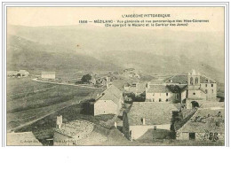 07.MEZILHAC.VUE GENERALE ET VUE PANORAMIQUE DES HTES-CEVENNES............ ...... - Sonstige & Ohne Zuordnung