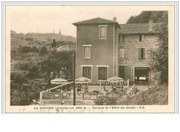 07.LA LOUVESC.TERRASSE ET L'HOTEL DES GENETS - La Louvesc