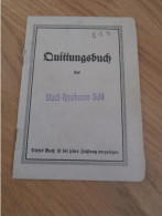 Altes Sparbuch Suhl , 1939 - 1940 , Kurt Höfling In Suhl , Sparkasse , Bank !! - Historische Dokumente