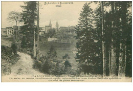 07 .n°38841 . La Louvesc.vue A Travers Les Sapins.ardeche Illustree - La Louvesc