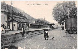 07 . N° 45660 . Le Teil. La Gare . Petit Manque . En L Etat - Le Teil