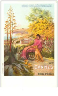 06.CANNES.n°8.PARIS LYON MEDITERRANEE.BILLETS A PRIX REDUITS.FEMME ET SON CHIEN - Cannes