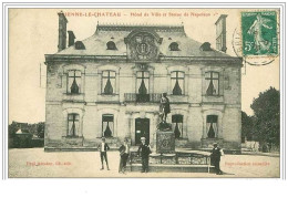 10.BRIENNE LE CHATEAU.HOTEL DE VILLE ET STATUE DE NAPOLEON 1er - Troyes