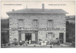 09 . N° 48648 . Grandris Allieres.restaurant De La Gare . Plie - Other & Unclassified