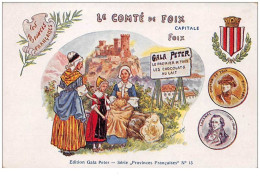 09 . N° 50791 . Foix . Le Comte Carte Pub - Foix