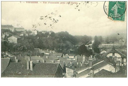 08 .n°37676 .vouziers. Vue D Ensemble Prise De L Eglise - Vouziers